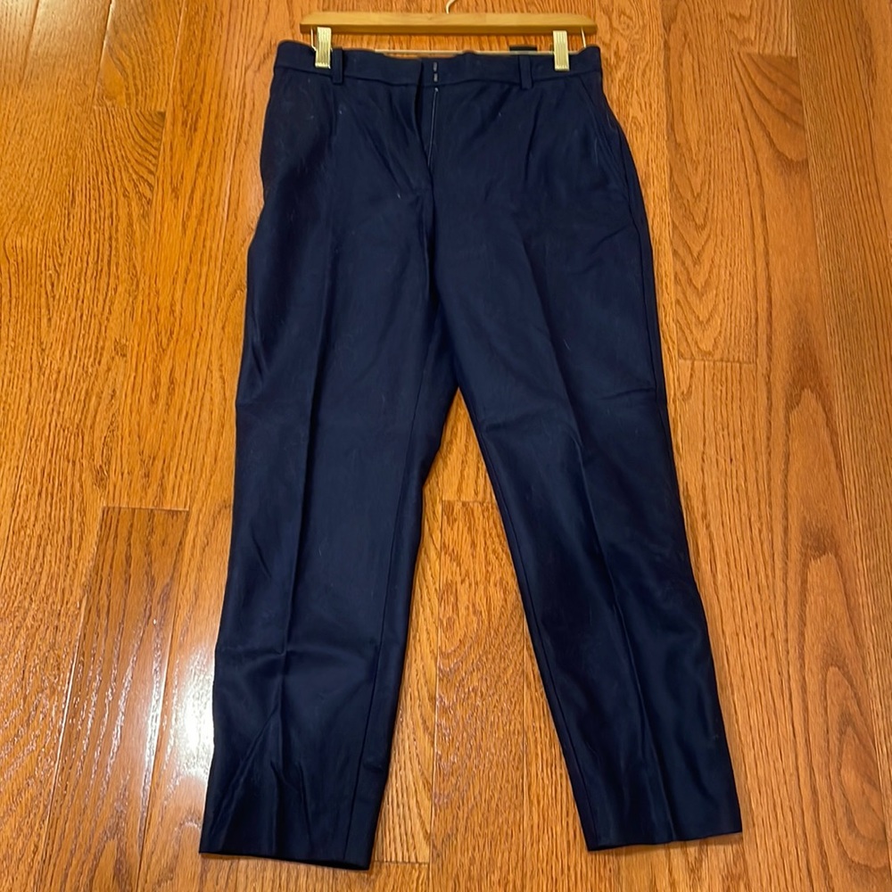 COS wool pants size 6 navy blue